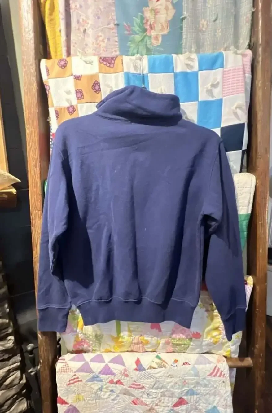 Polo Ralph Lauren Navy Blue Sweatshirt with 109th Div USRL-374 Graphic and Ancho